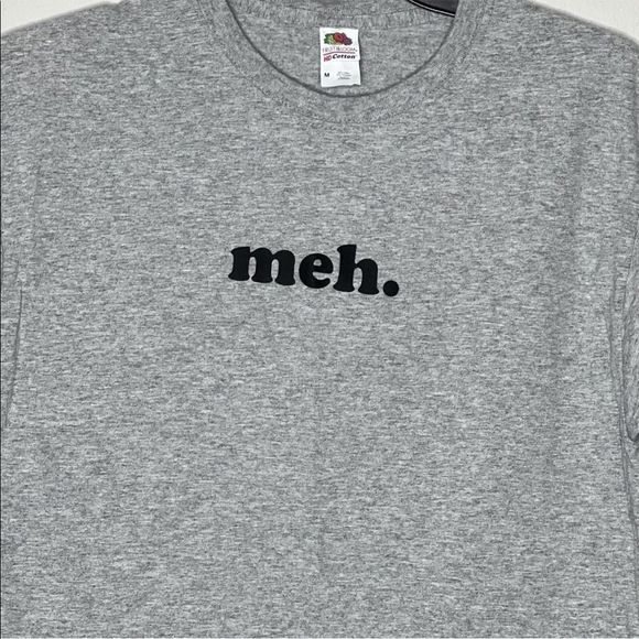 Fruit of the Loom Mens Gray Short Sleeve Graphic Print Meh Tshirt Size Large - Picture 2 of 6